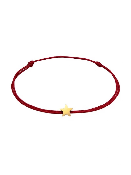 Foto van product ELLI Armband goud / donkerrood