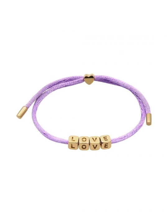 Foto van product ELLI Armband goud / lila