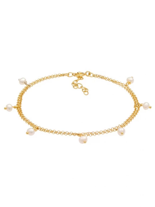 Foto van product ELLI Armband goud / parelwit