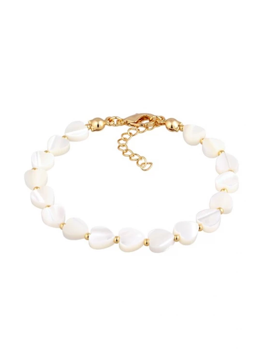 Foto van product ELLI Armband goud / parelwit