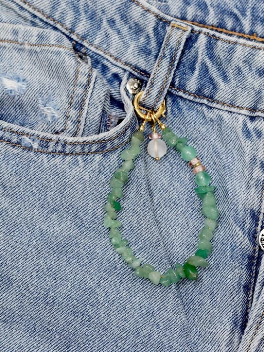 Foto van product ELLI Armband goud / rose-goud / groen