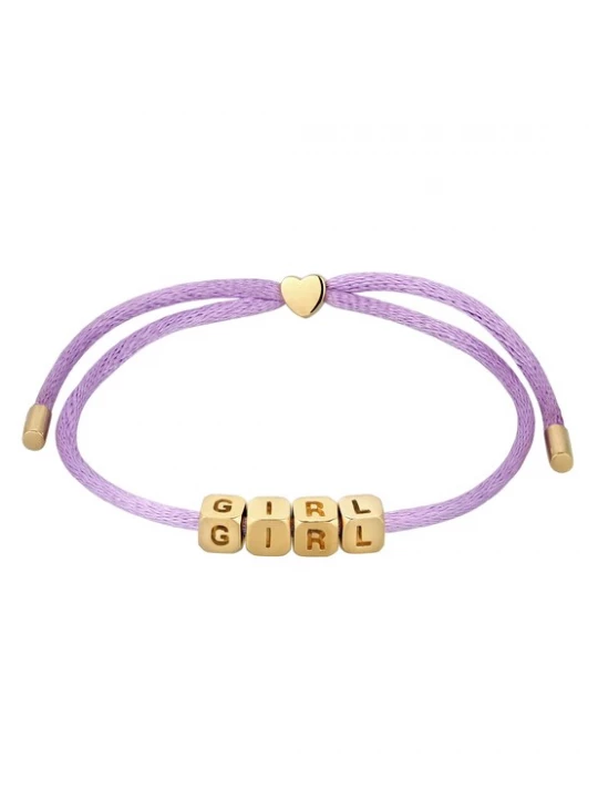 Foto van product ELLI Armband goud / violetblauw