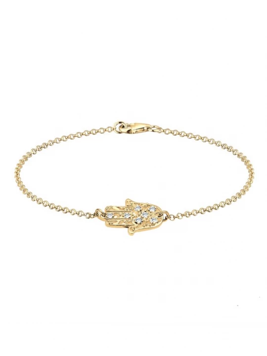 Foto van product ELLI Armband 'Hand Fatima' goud