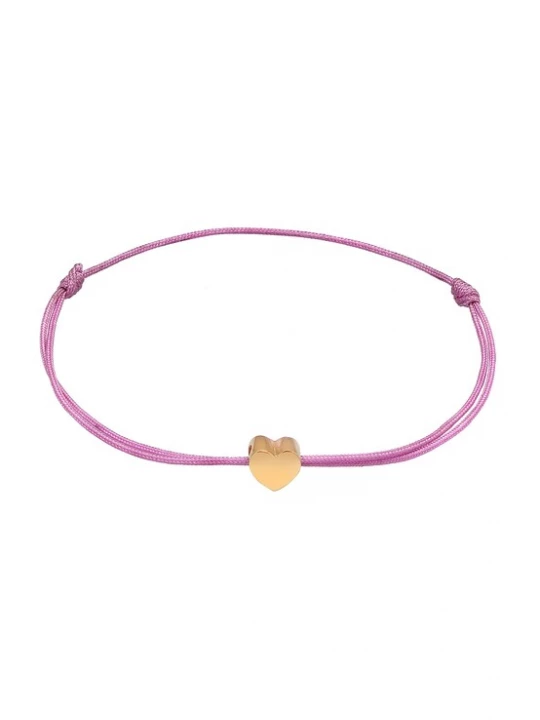 Foto van product ELLI Armband 'Herz' goud / lila