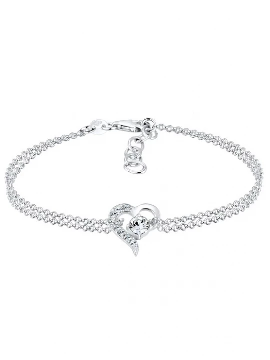 Foto van product ELLI Armband 'Herz' zilver