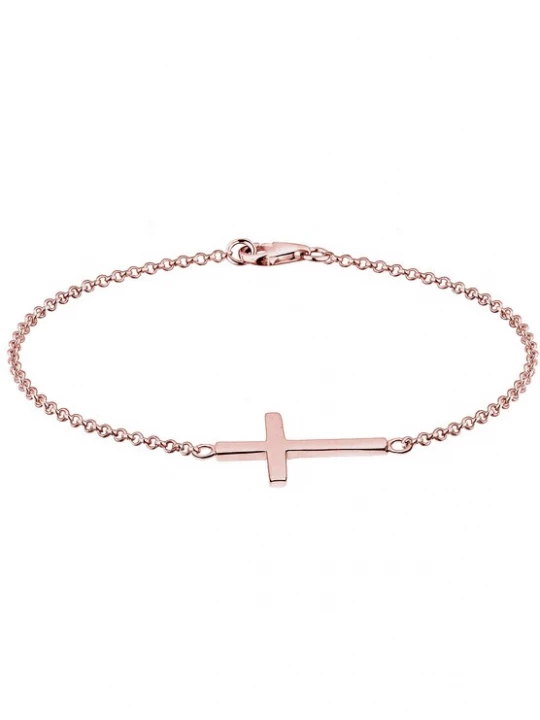 Foto van product ELLI Armband 'Kreuz' rose-goud