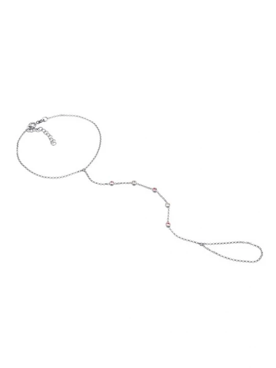 Foto van product ELLI Armband rosa / zilver