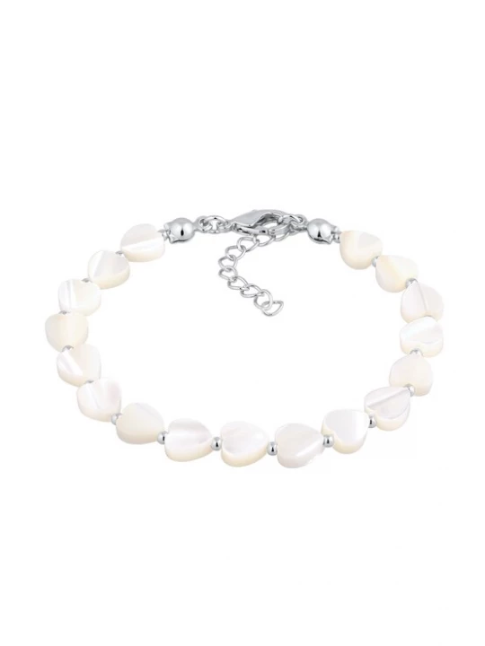 Foto van product ELLI Armband zilver / parelwit