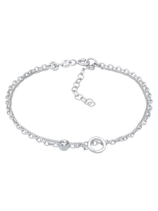 Foto van product ELLI Armband zilver / transparant