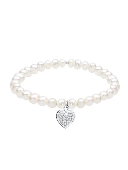Foto van product ELLI Armband zilver / wit