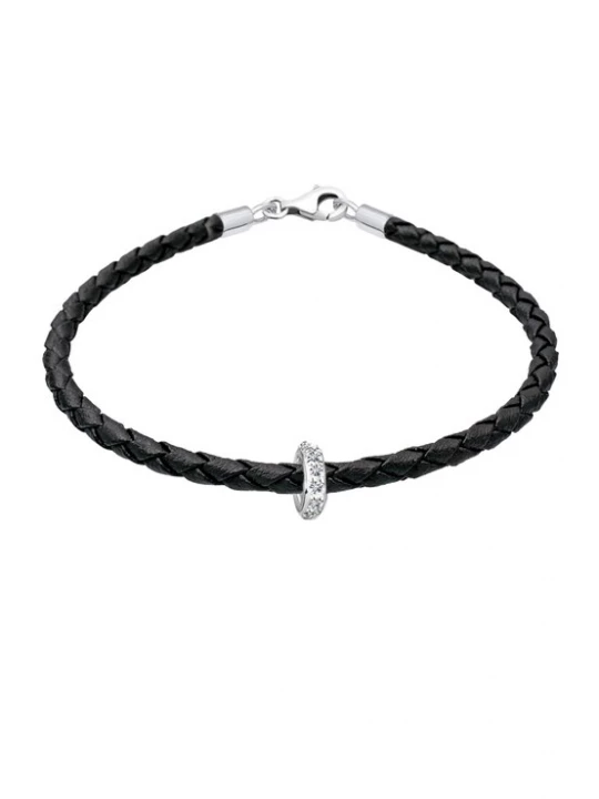 Foto van product ELLI Armband zwart / zilver