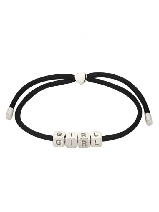 Foto van product ELLI Armband zwart / zilver