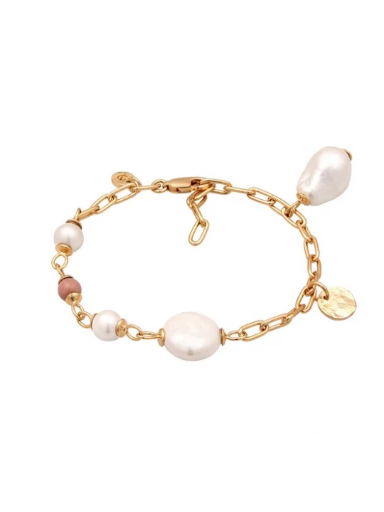 Foto van product ELLI PREMIUM Armband goud / parelwit