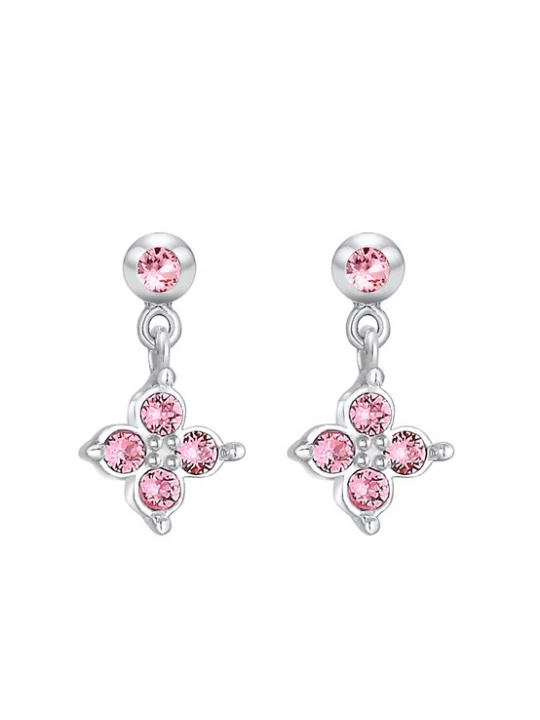 Foto van product ELLI Sieraden 'Blume' pink / zilver