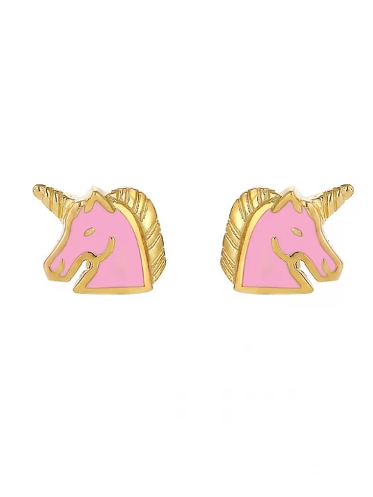Foto van product ELLI Sieraden 'Einhorn' goud / lichtroze