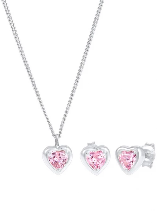 Foto van product ELLI Sieraden rosa / zilver