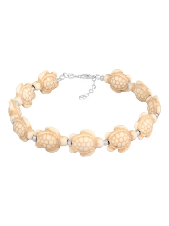 Foto van product ELLI Voetsieraden beige / zilver