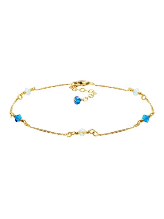 Foto van product ELLI Voetsieraden blauw / goud