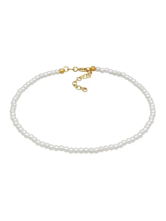 Foto van product ELLI Voetsieraden goud / parelwit