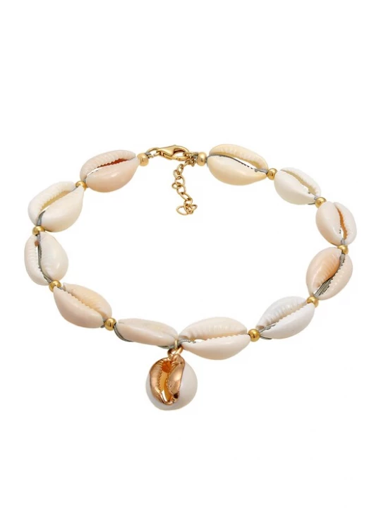 Foto van product ELLI Voetsieraden goud / zilver / parelwit