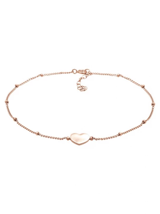 Foto van product ELLI Voetsieraden 'Herz' rose-goud