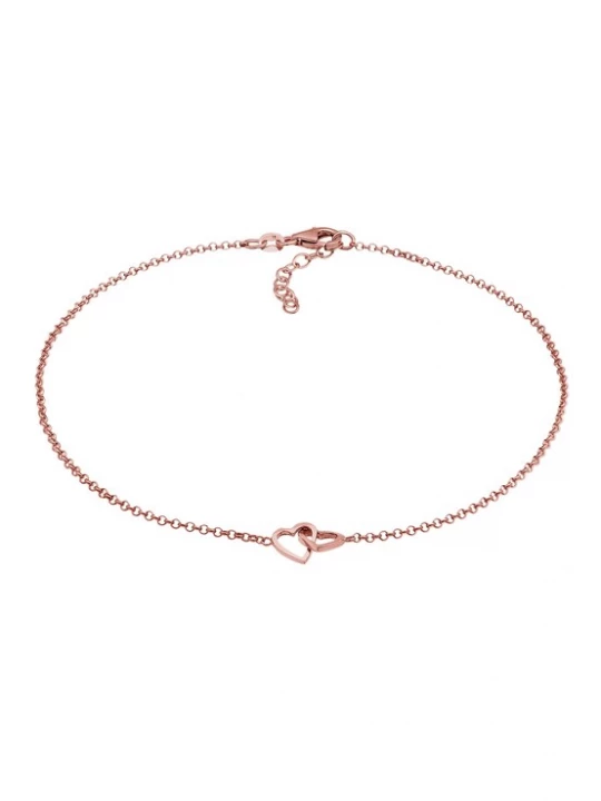 Foto van product ELLI Voetsieraden 'Herz' rose-goud