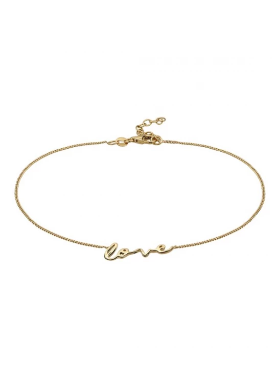Foto van product ELLI Voetsieraden 'Love' goud