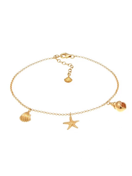 Foto van product ELLI Voetsieraden 'Muschel, Seestern' goud