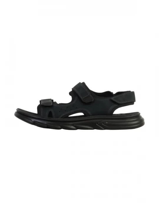Foto van product Elong Sandalen 'Flache Sandalen mit Klettverschluss' zwart