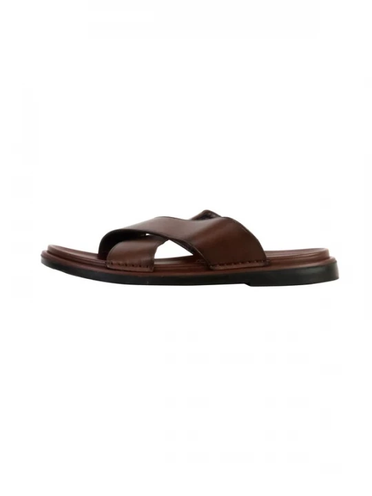 Foto van product Elong Sandalen 'Flache Sandalen zum Hineinschlüpfen' bruin