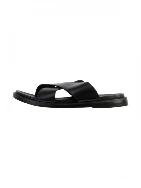 Foto van product Elong Sandalen 'Flache Sandalen zum Hineinschlüpfen' zwart