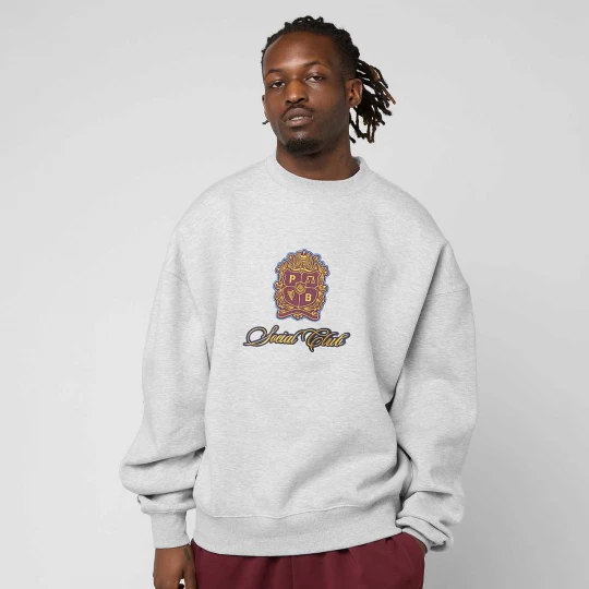 Foto van product Emblem Patch Crew Neck PROHIBITED grijs