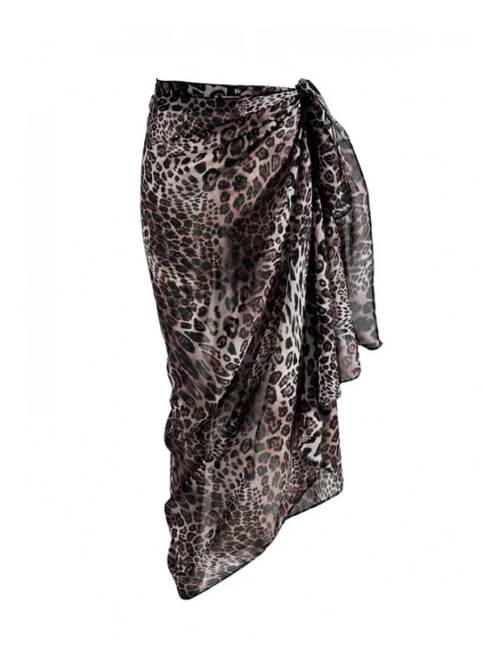Foto van product Emilie collection Strandlaken 'Pareo panterprint' bruin