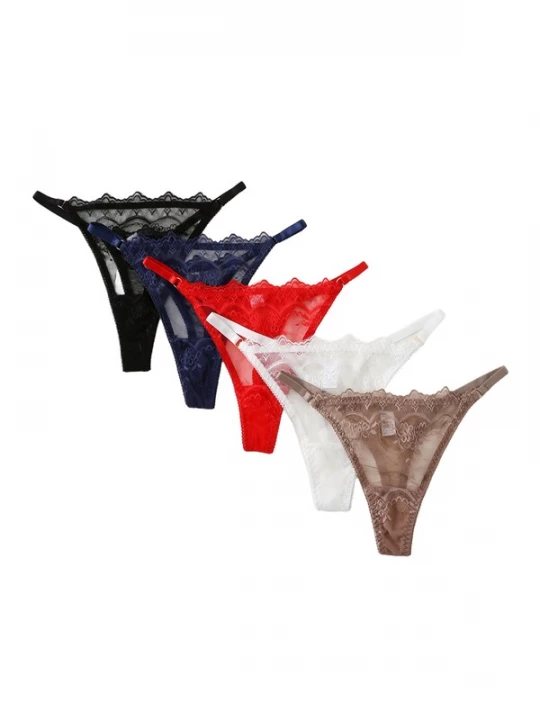 Foto van product Emilie collection String 'Multipack 5' gemengde kleuren
