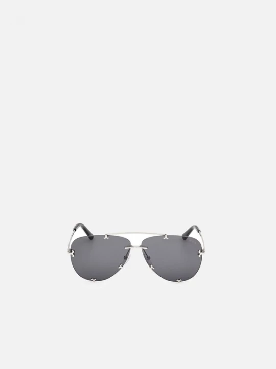 Foto van product Emilio Pucci Zonnebril 'Pucci EP0236 Shiny palladium / 10 / 140 Women Sunglasses' ivoor