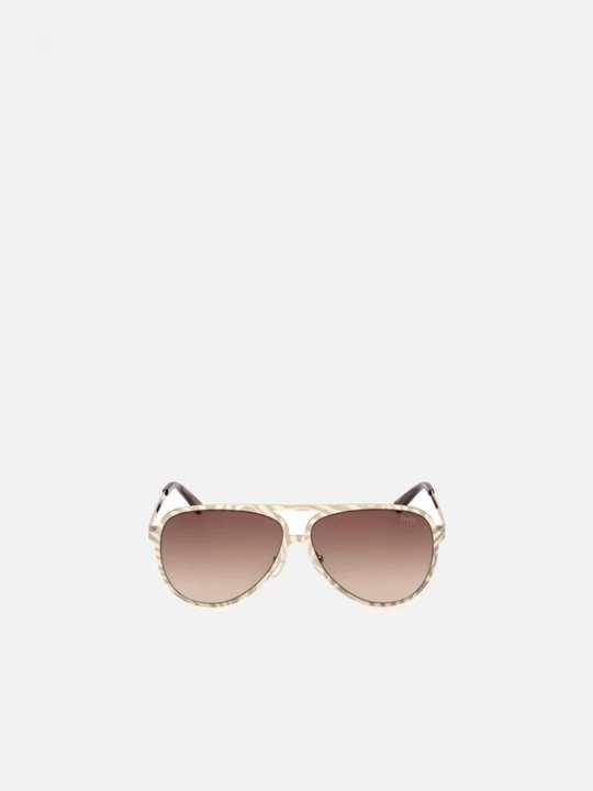 Foto van product Emilio Pucci Zonnebril 'Pucci EP0247 Light blue / texture / 12 / 140 Women Sunglasses' goud