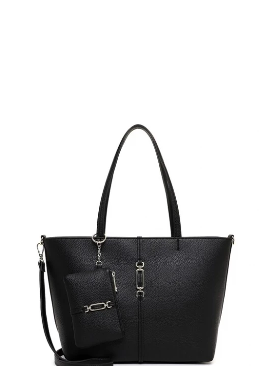 Foto van product Emily & Noah Shopper 'E&N Lewe' zwart