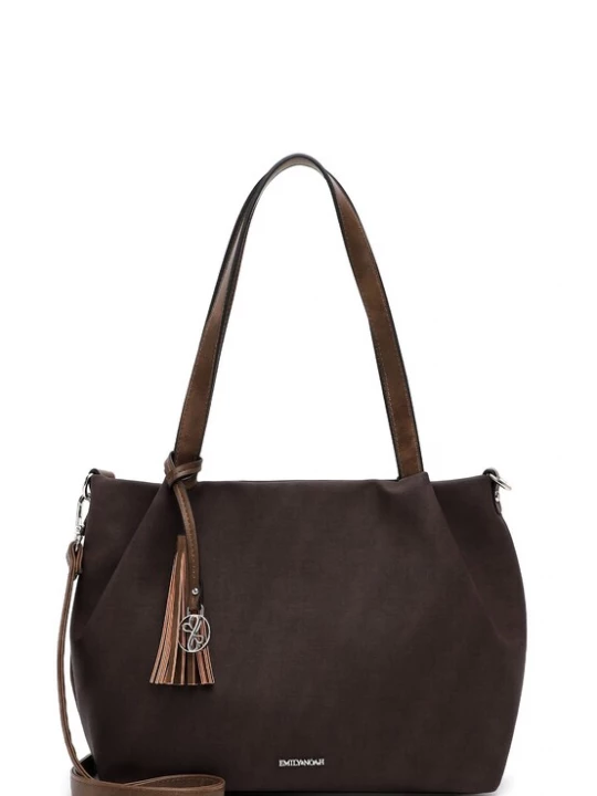 Foto van product Emily & Noah Shopper 'Elke' donkerbruin