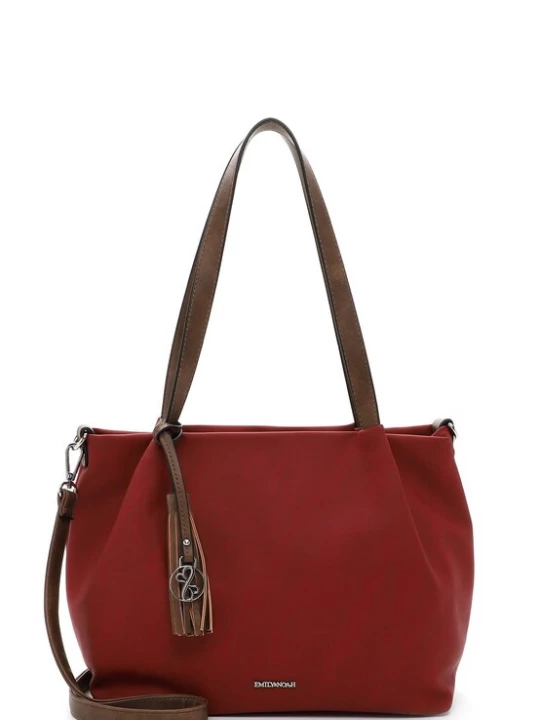 Foto van product Emily & Noah Shopper ' Elke ' donkerbruin / donkerrood