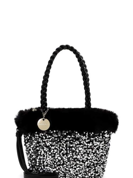 Foto van product Emily & Noah Shopper 'Hara' zwart / zilver