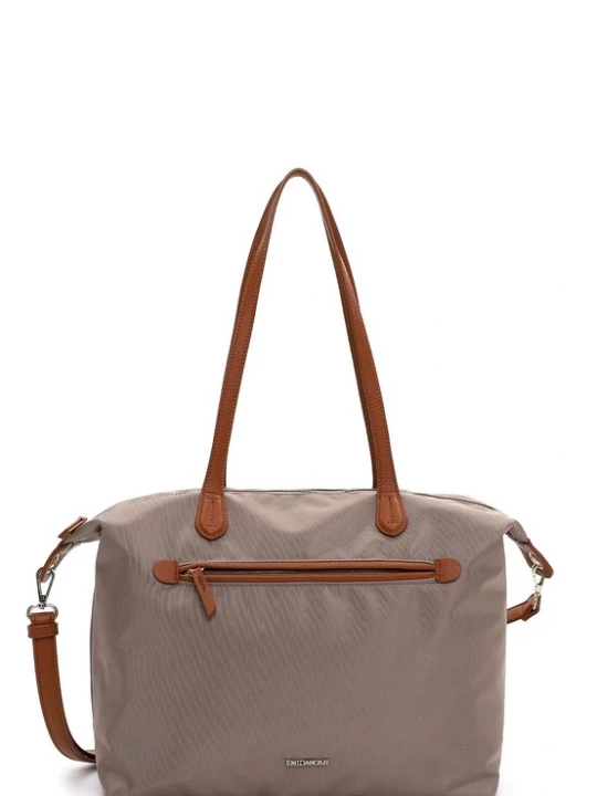 Foto van product Emily & Noah Shopper 'Jarina' donkerbeige / bruin