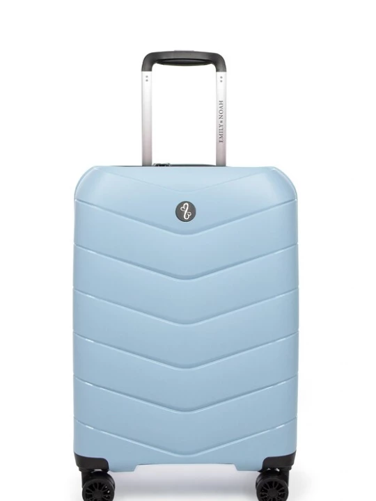Foto van product Emily & Noah Trolley 'E&N Travelbestie Werner' lichtblauw