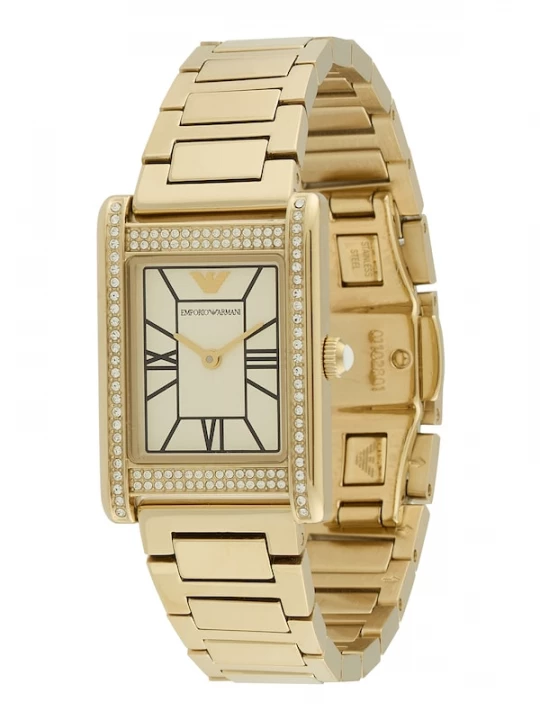 Foto van product Emporio Armani Analoog horloge goud / transparant / offwhite