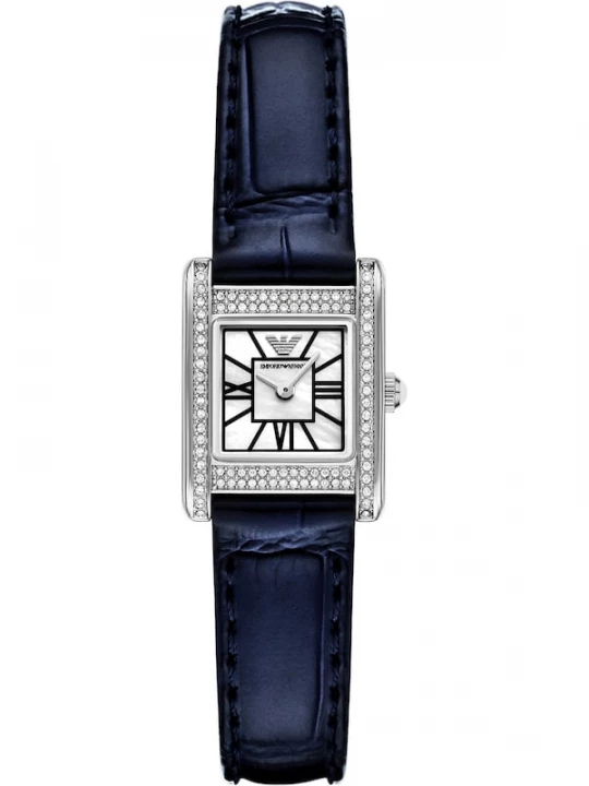 Foto van product Emporio Armani Analoog horloge navy / zilver / wit