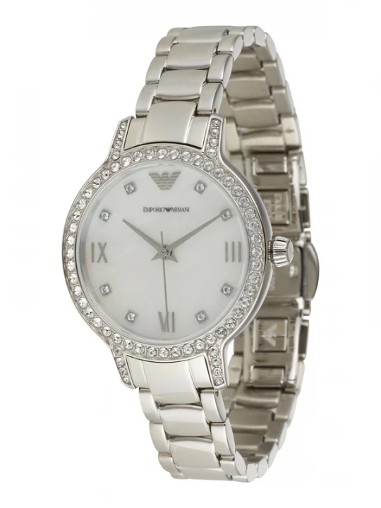 Foto van product Emporio Armani Analoog horloge zilver / parelwit