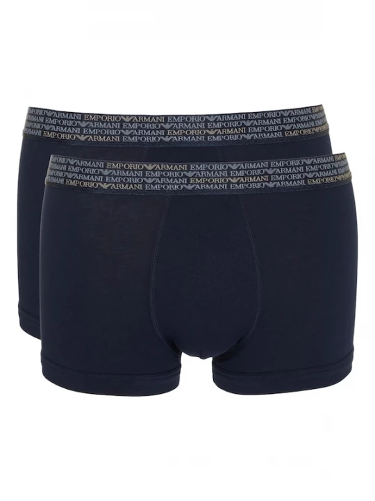 Foto van product Emporio Armani Boxershorts beige / marine / lichtblauw
