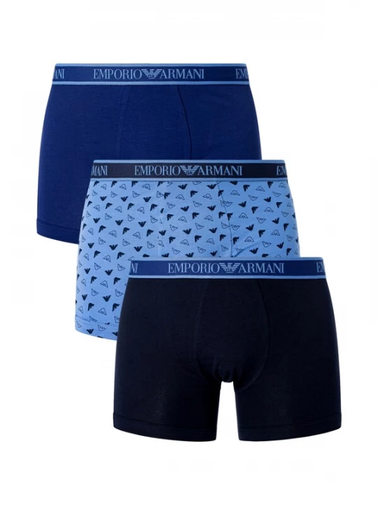Foto van product Emporio Armani Boxershorts blauw / lichtblauw / donkerblauw
