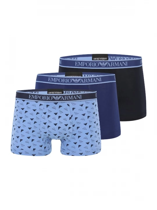 Foto van product Emporio Armani Boxershorts blauw / navy / lichtblauw