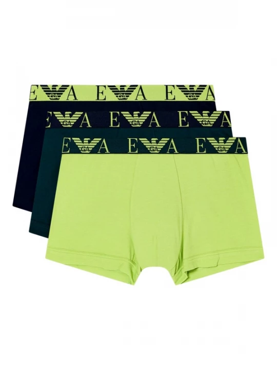 Foto van product Emporio Armani Boxershorts donkerblauw / appel / donkergroen