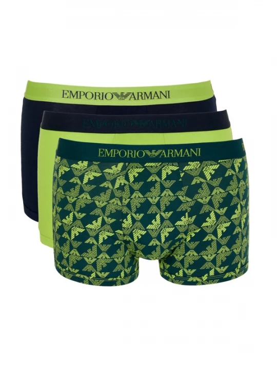 Foto van product Emporio Armani Boxershorts donkerblauw / groen / zwart